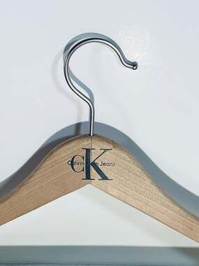 Vintage Calvin Klein Wooden clothing clothes hanger